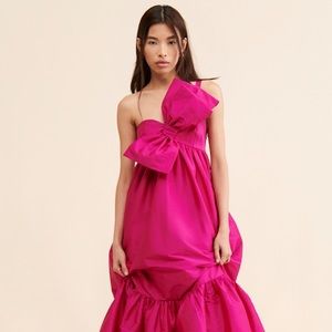 Atsu Pink Maxi Bow Dress